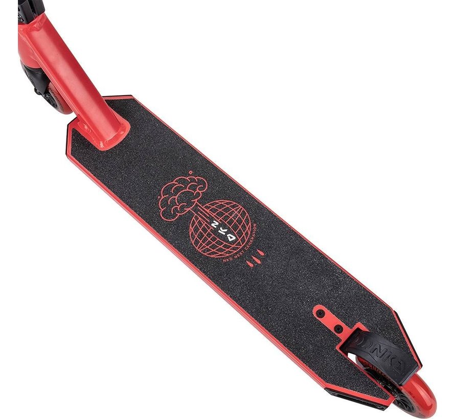 Monopattino acrobatico NKD Next Generation rosso nero con barra a T