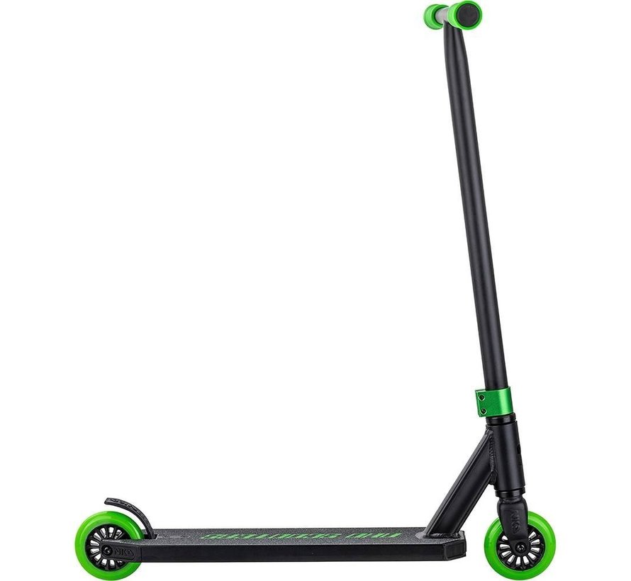 Monopattino acrobatico NKD Next Generation verde nero con barra a T