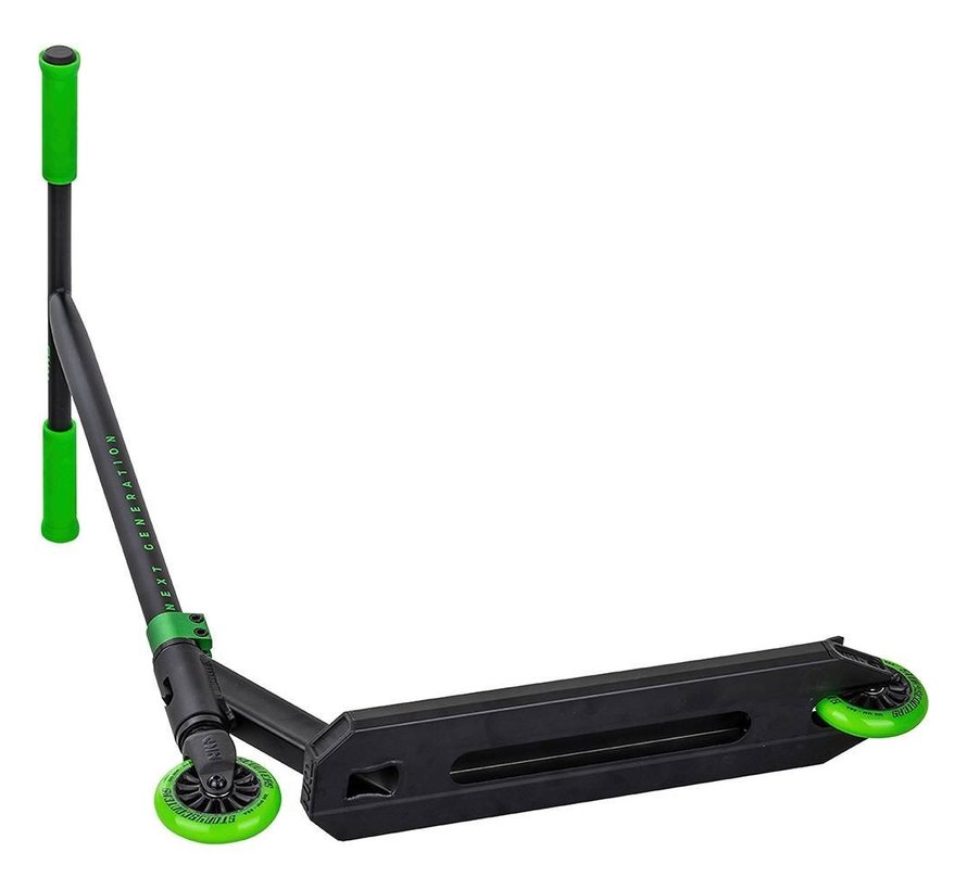 NKD stunt scooter Next Generation Green Black with T-bar