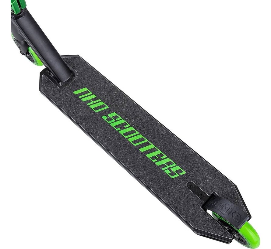 Monopattino acrobatico NKD Next Generation verde nero con barra a T