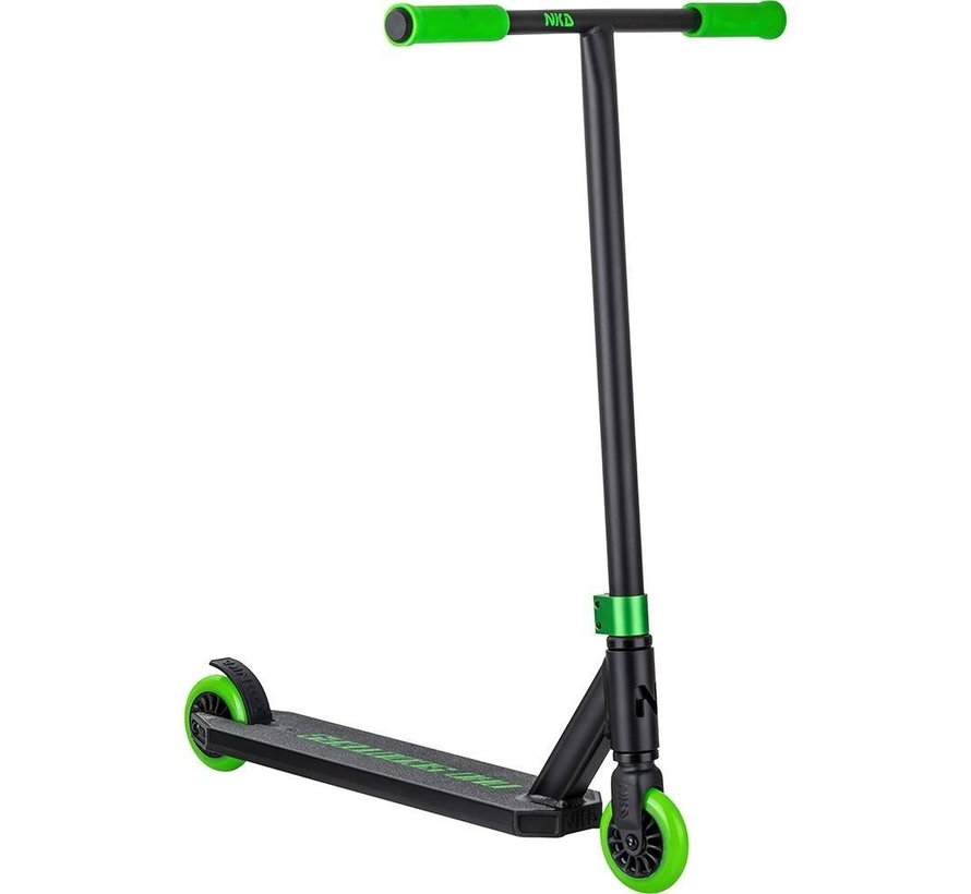 Monopattino acrobatico NKD Next Generation verde nero con barra a T