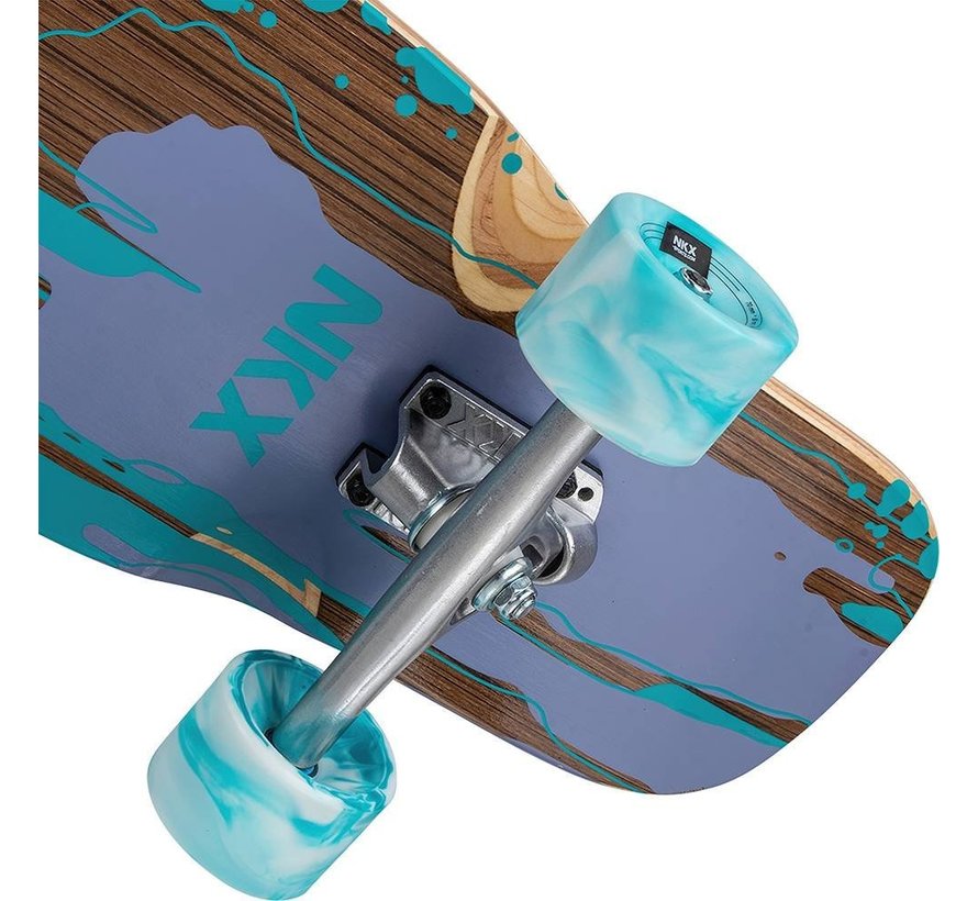 NKX Vegas Dancer Longboard Blau