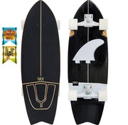 NKX NKX Tahiti 32" Surfskate Aleta Negra