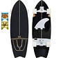 NKX Tahiti 32" Surfskate Noir Aileron