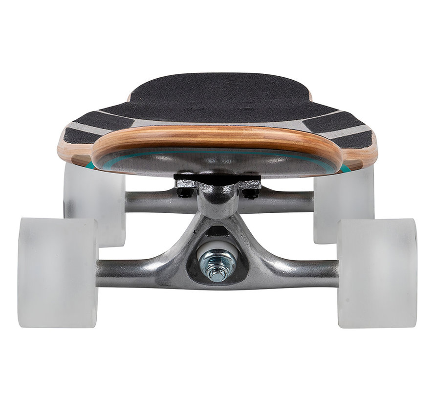 NKX Geometric Dancer Longboard 46 Walnut Green