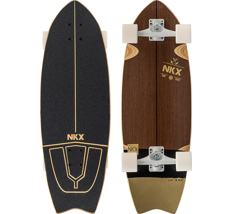 NKX Maverick 31" Surfskate Gold