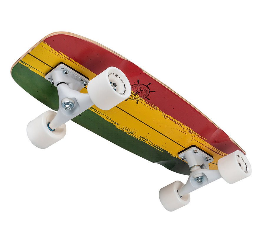 NKX Bubble 31" Surfskate Rasta