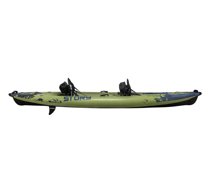 Story Ranger Opblaasbare Kayak 2 Persoons 390cm - Army