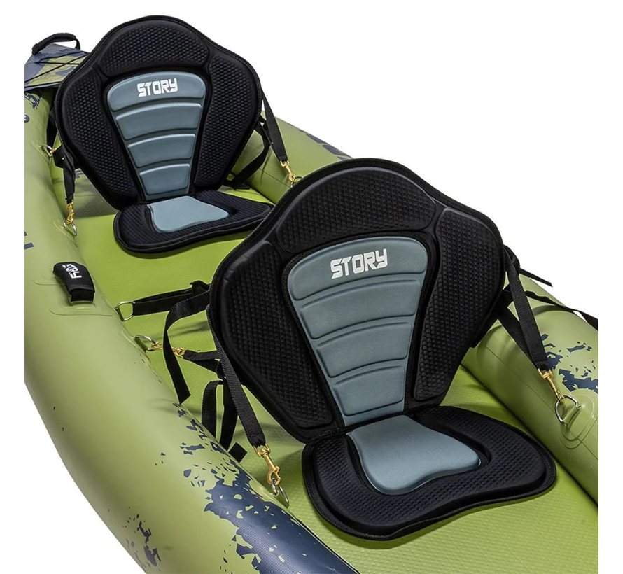 Story Ranger Inflatable Kayak 2 Persons 390cm - Army