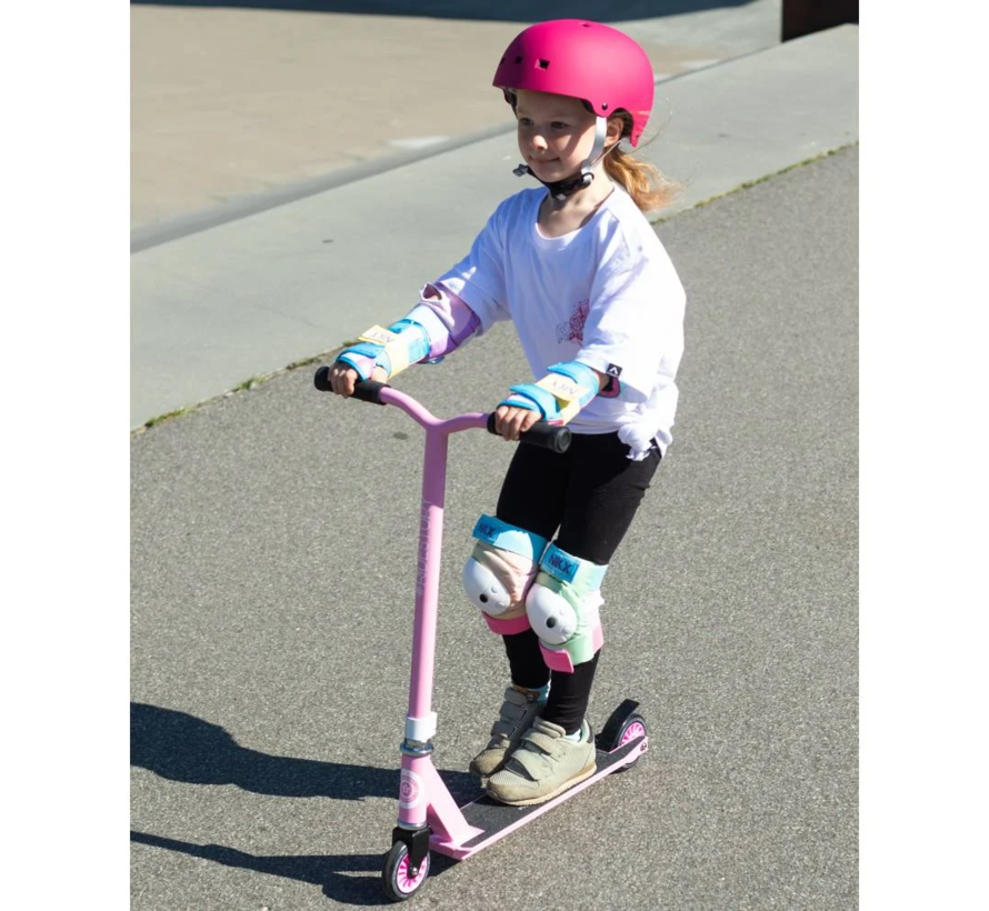 Story Shredder Stunt Scooter Pink - Weiß