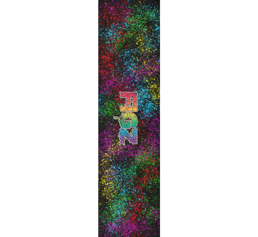 Figz - Cinta de agarre para patinete acrobático Rainbow Drip XL