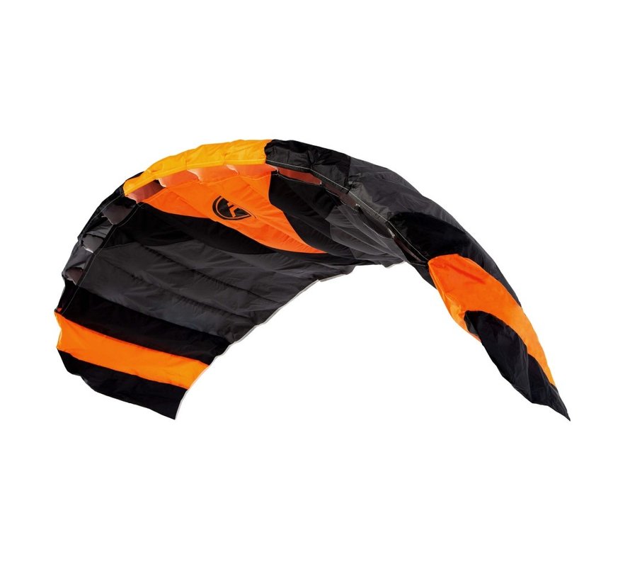 Materac latawiec Paraflex 1.7 Quad czarny pomarańczowy