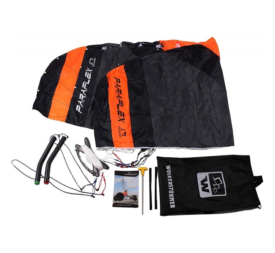 Colchón cometa Paraflex 1.7 Quad negro Naranja