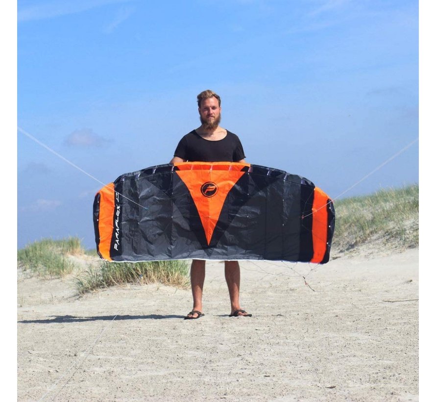 Matelas cerf-volant Paraflex 1.7 Quad noir Orange