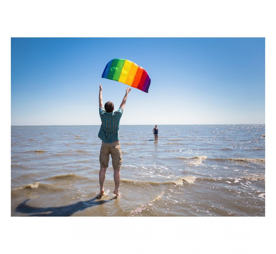 Symphony Beach III 2.2m Rainbow mattress kite