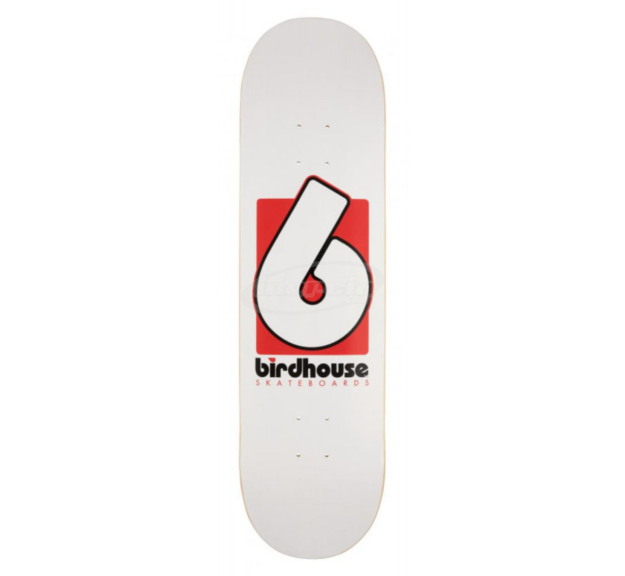 Tabla de skate Birdhouse 8.5 B Logo blanco