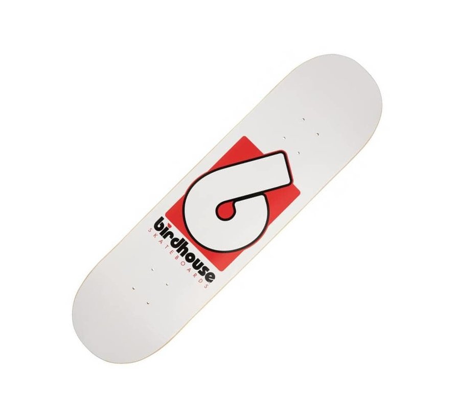 Tavola da skateboard Birdhouse 8.5 B Logo bianca