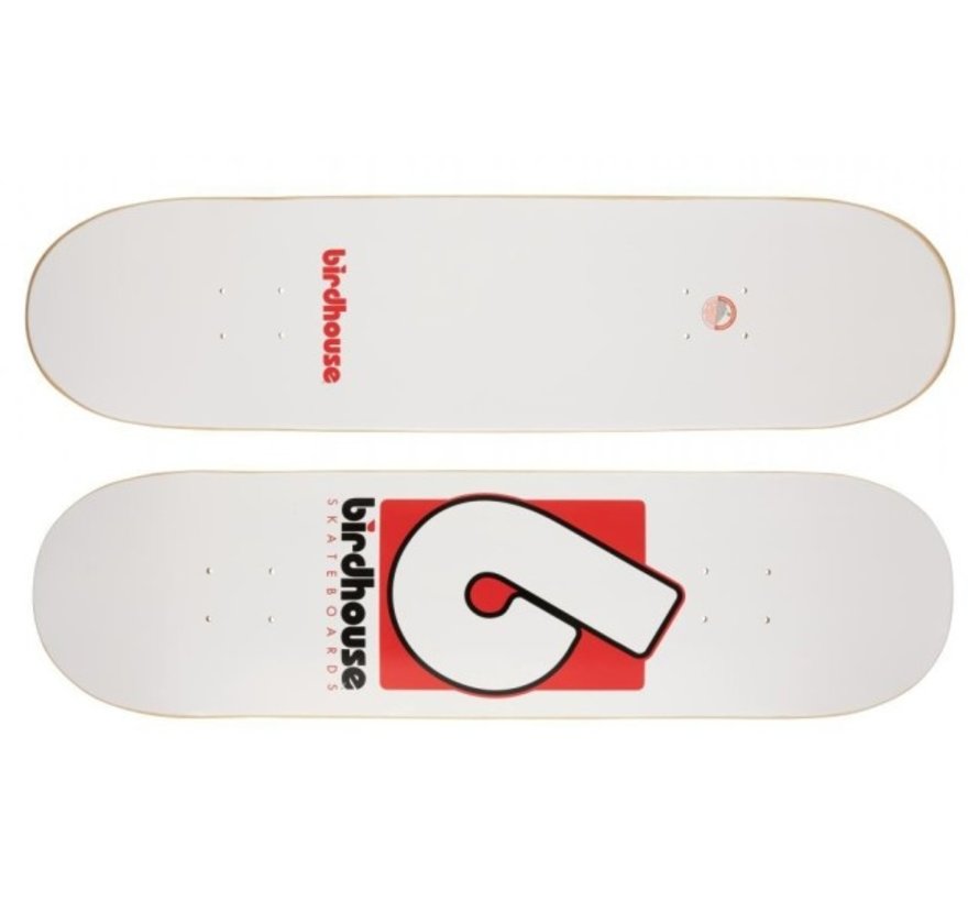 Birdhouse Skateboard Deck 8,5 B Logo white