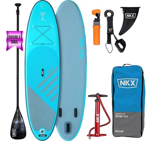 NKX  NKX Instinct 10 ft. Inflatable SUP Blue Gray