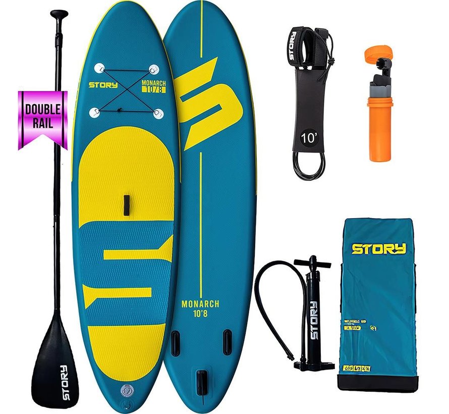 Story Monarch inflatable SUP 325 Blue Yellow