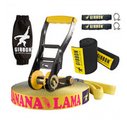 Gibbon Zestaw Gibbon Slackline Banana Lama 25m