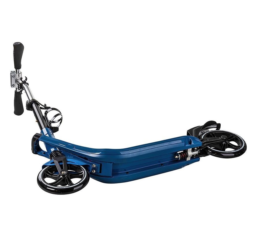 Story Town Transport Step Petrol Blue met vering voor rijders tot ongeveer 185cm