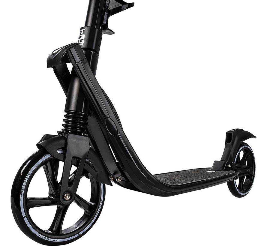 Story Town Transport Step Black con sospensioni per ciclisti fino a circa 185 cm