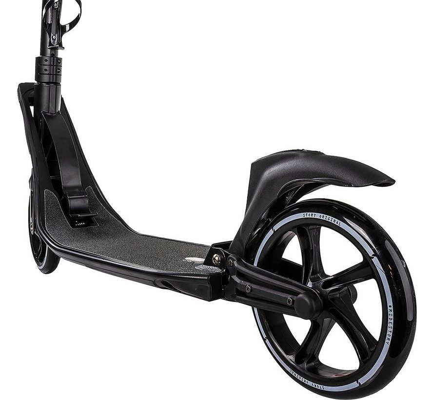 Story Town Transport Step Black con sospensioni per ciclisti fino a circa 185 cm