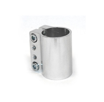 Slamm Scooters Zacisk poczwórny Grit Oversized, srebrny, 31,8 mm