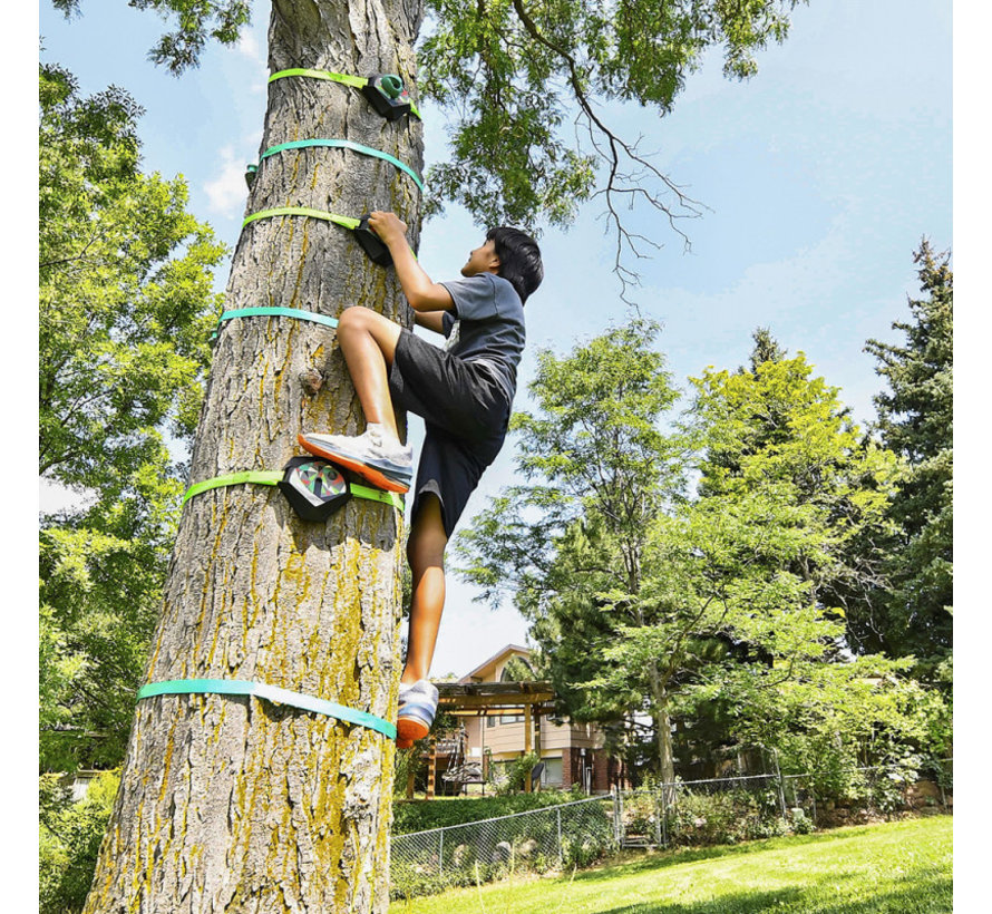 Slackers Tree Climbers Juego de escalada de árboles de 6 piezas
