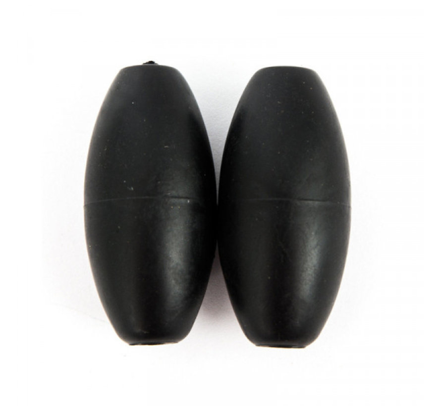 HQ Eggshocks Black 70A Soft - 2 pcs