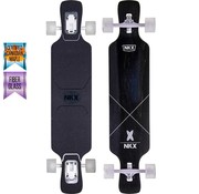 NKX Longboard NKX Signature Czarny 39,5"