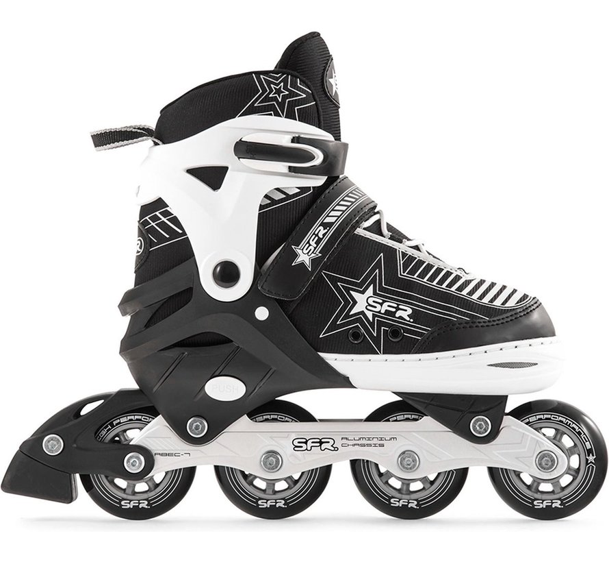 SFR Pulsar adjustable Inline skates Black/Silver