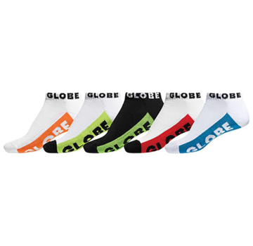 Globe Globe Multi Brights Ankle Sock 5pack