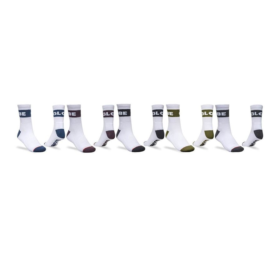 Globe Horizons Crew Sock 5PK