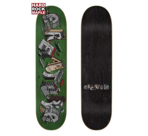 Creature Creature Slab Planche de skateboard en érable dur DIY