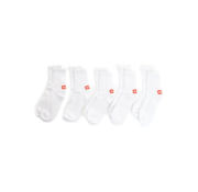 Globe Calcetines Globe Minibar Crew, paquete de 3 - Blanco