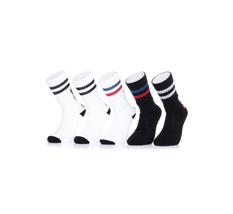 Globe Lets Get It Crew Sock 5PK