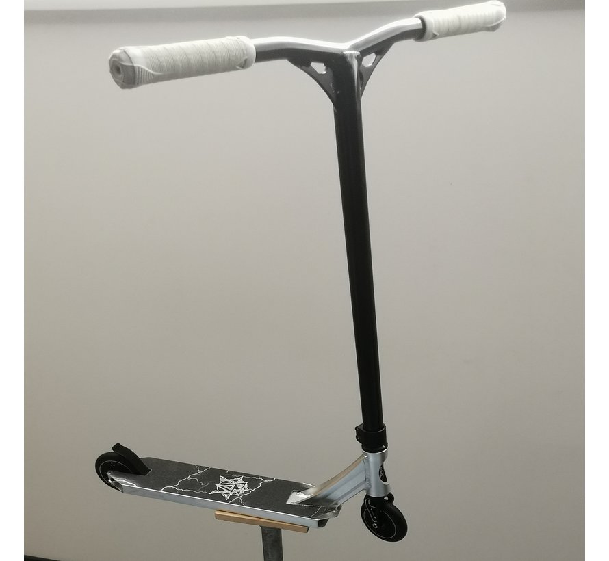 Custom Stunt Scooter - Silver Lining