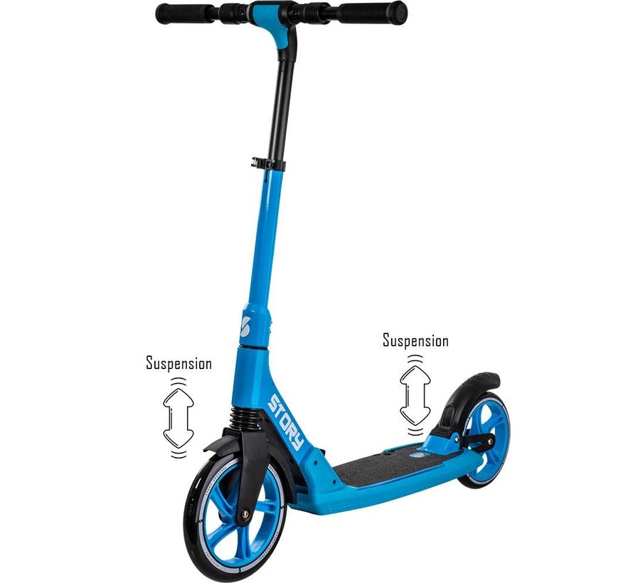 Story Faltbarer Scooter für Erwachsene Metro Blue