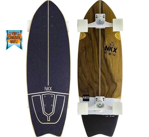 NKX  Pattini da surf NKX Maverick 31" neri