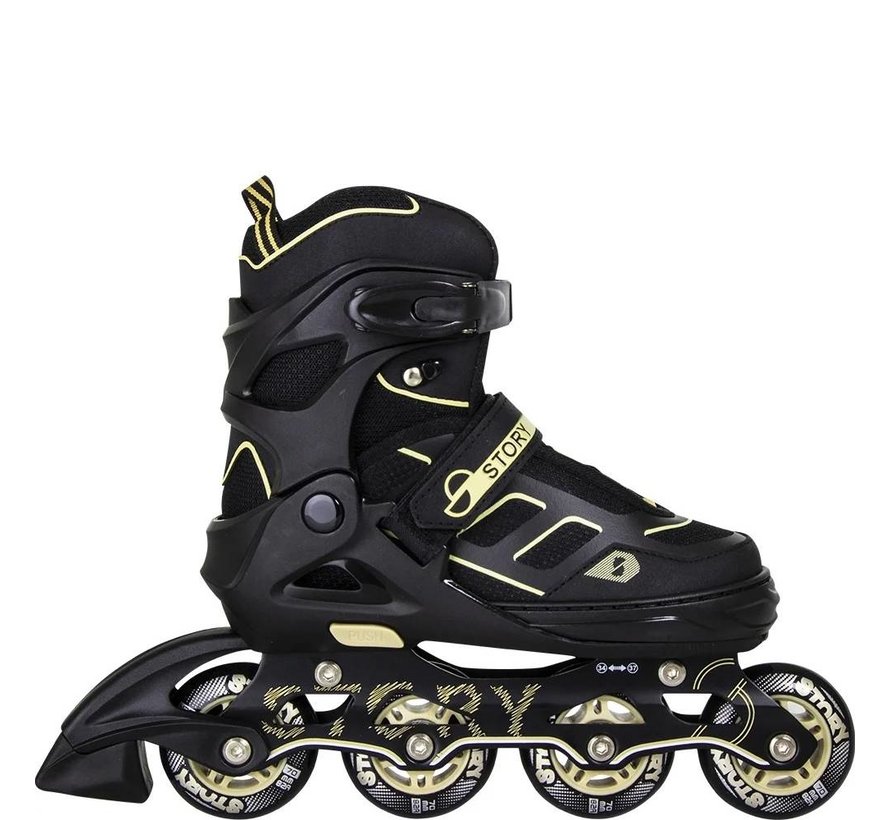 Story Fusion Adjustable Inline Skate Gold