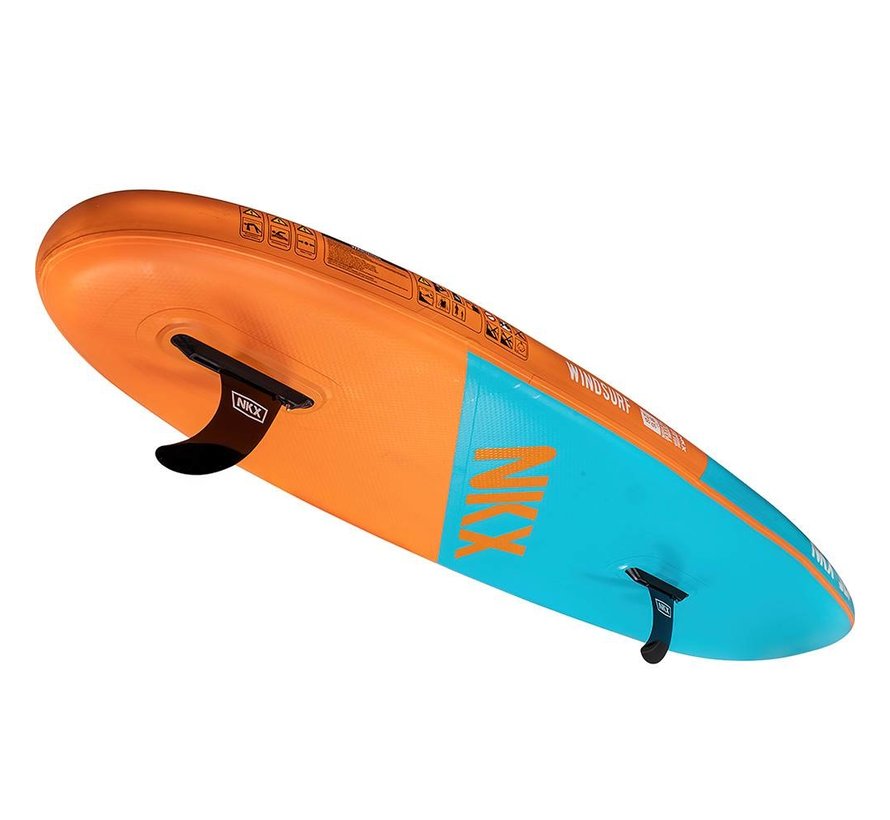 NKX Windsurf 9 pies. SUP hinchable 6" Azul - Naranja