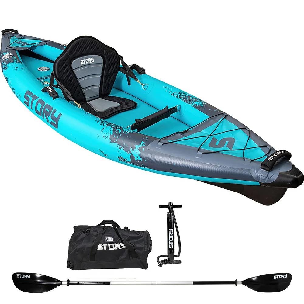 Story Ranger Kayak Gonflable 1 Personne - Bleu - Streetsurfshop
