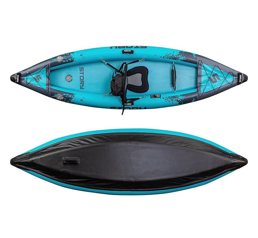 Story Ranger Inflatable Kayak 1 Person - Blue