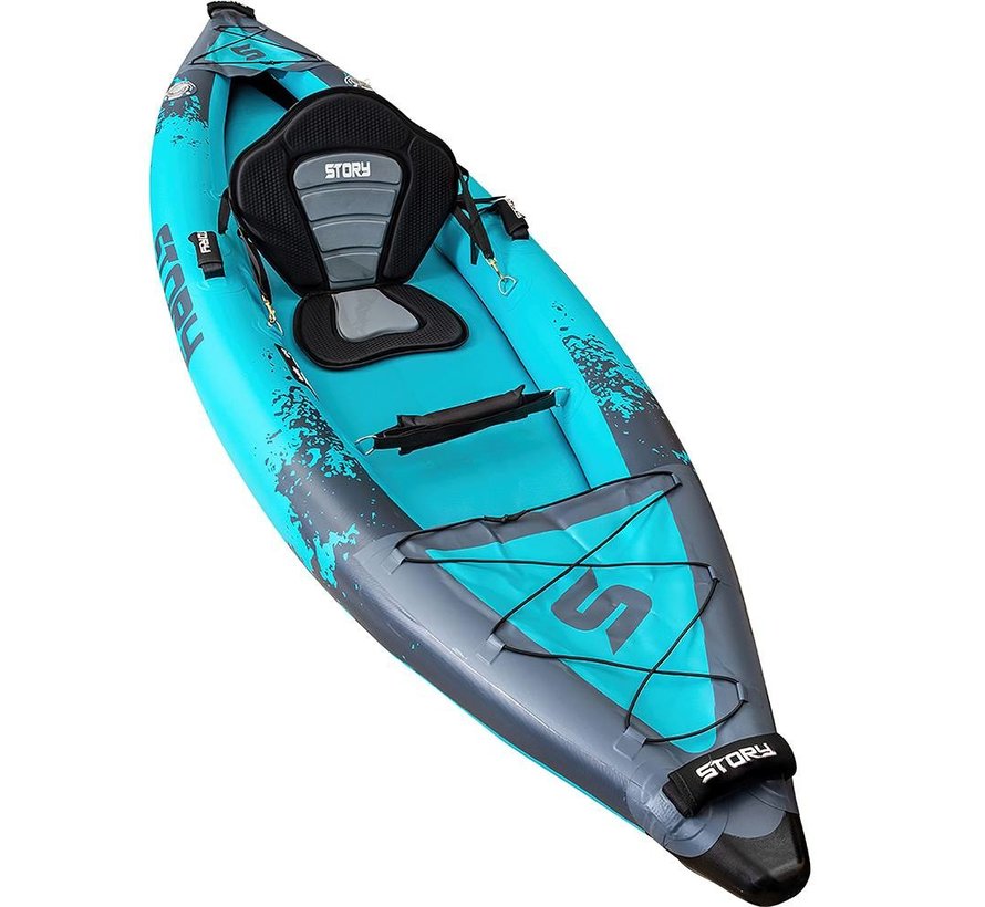 Kayak gonfiabile Story Ranger per 1 persona - blu
