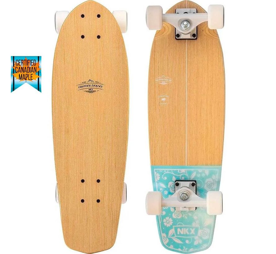 Mini Cruiser Classic Mint - Floral 26"