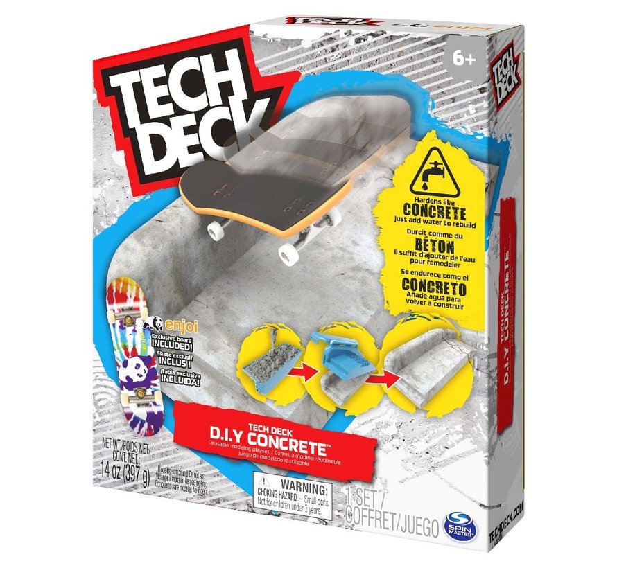 Skatepark Tech Deck Beton