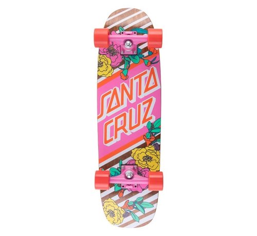 Santa Cruz  Floral Stripe Street Skate Cruiser 8.4 completo