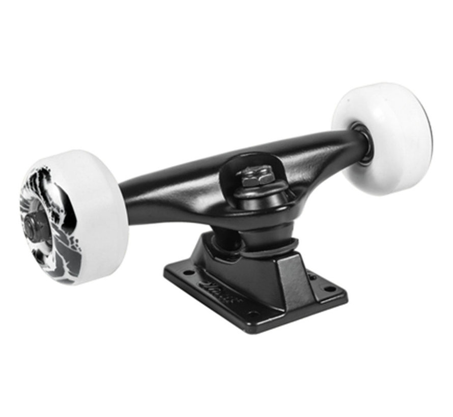 Slant Darkstar Truck Wheel combo Negro 5.25 juego de 2